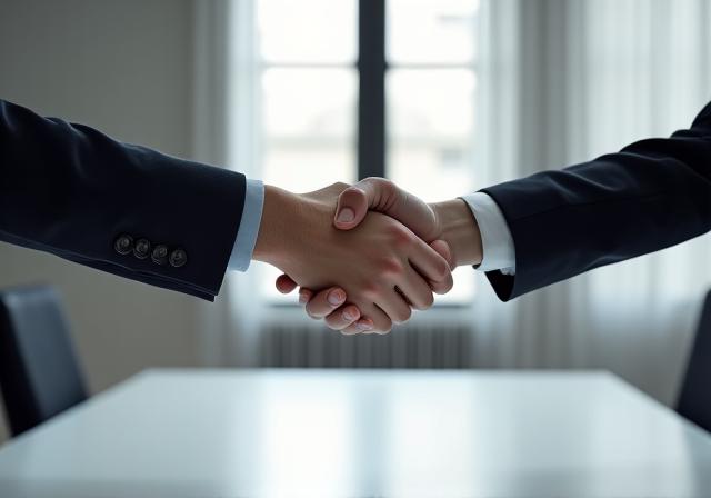 A conceptual image representing business exit strategy and contract termination